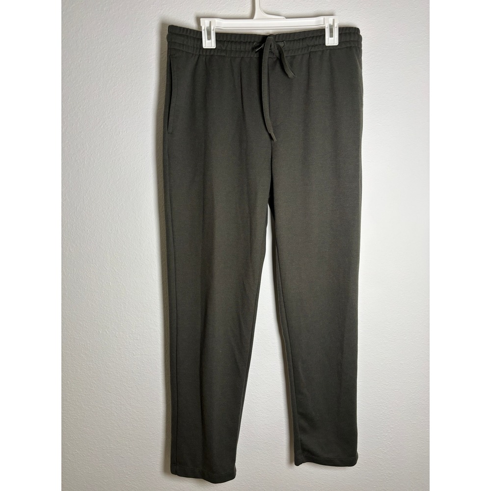 32 Degrees Heat Mens Joggers Large Dark Olive Green Drawstring Sweatpants‎ L